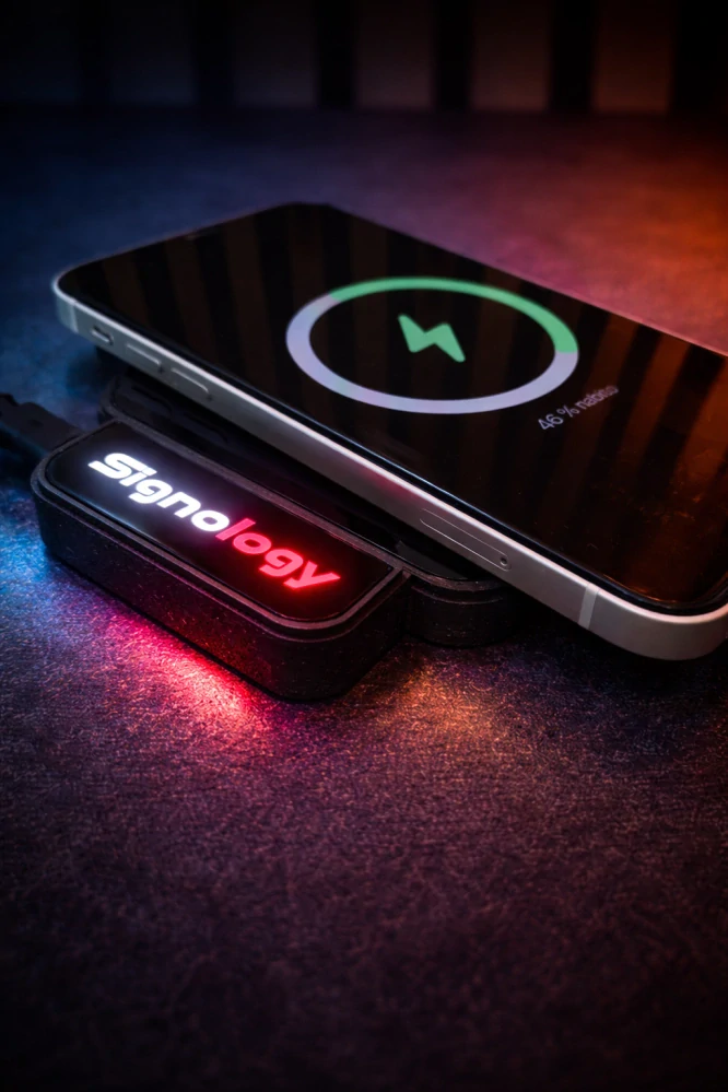 Qi 15w nabíječka granit black